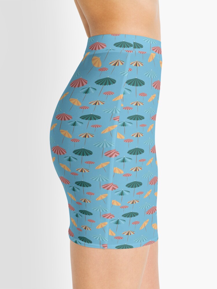 Alternate view of blue parasol Mini Skirt