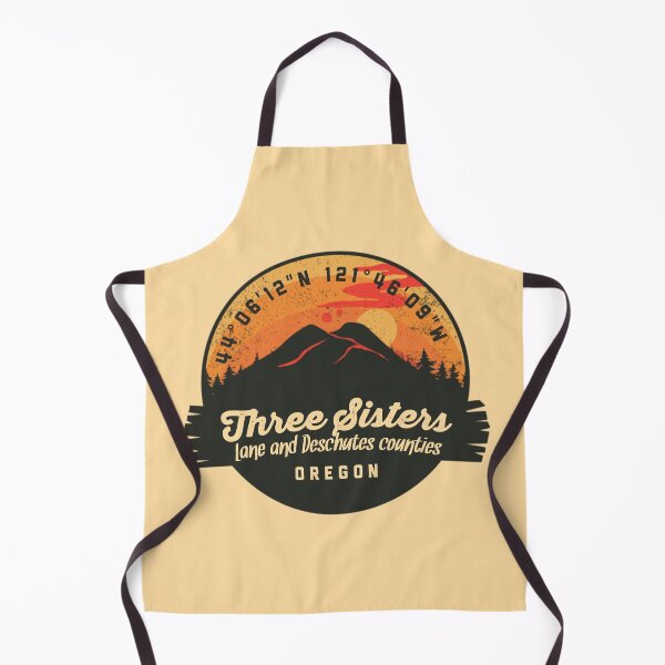 Item preview, Three Sisters Volcano Souvenir Badge Oregon designed and sold by mountainfad.