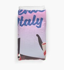 Venice Italy travel poster Duvet Cover