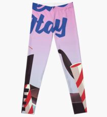 Venice Italy travel poster Leggings