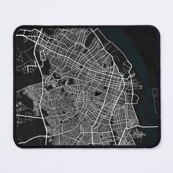 Item preview, Barranquilla City Map of Colombia - Dark designed and sold by deMAP.