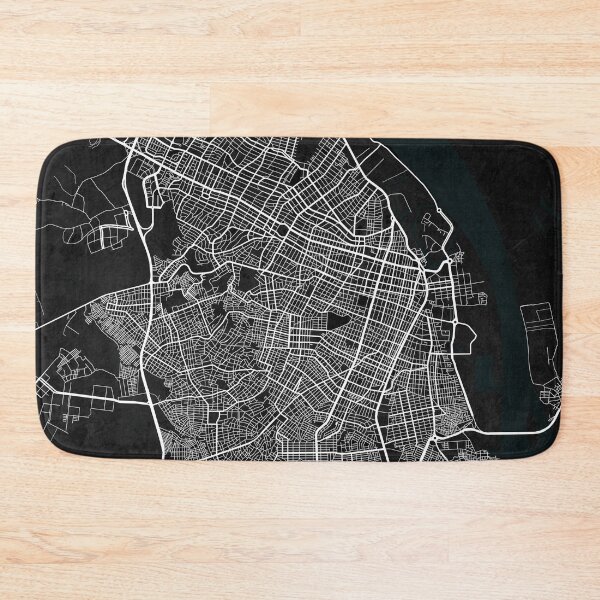 Item preview, Barranquilla City Map of Colombia - Dark designed and sold by deMAP.