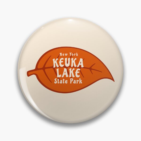Item preview, Keuka Lake State Park New York - NY Forest Badge with a Leaf designed and sold by palmettodigital.