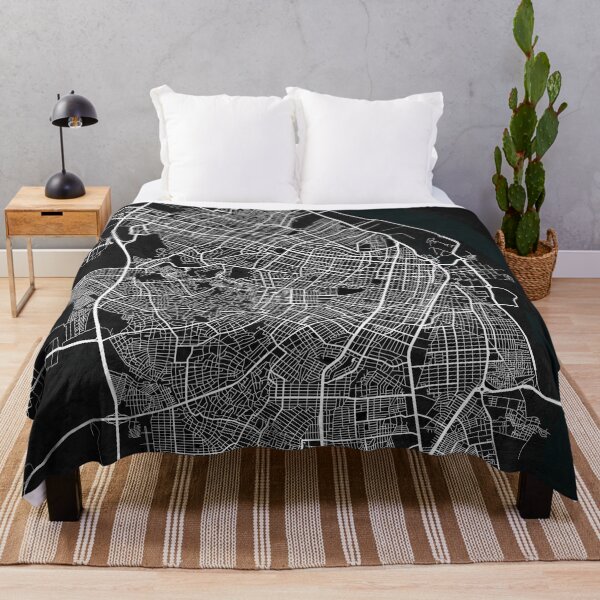 Item preview, Barranquilla City Map of Colombia - Dark designed and sold by deMAP.