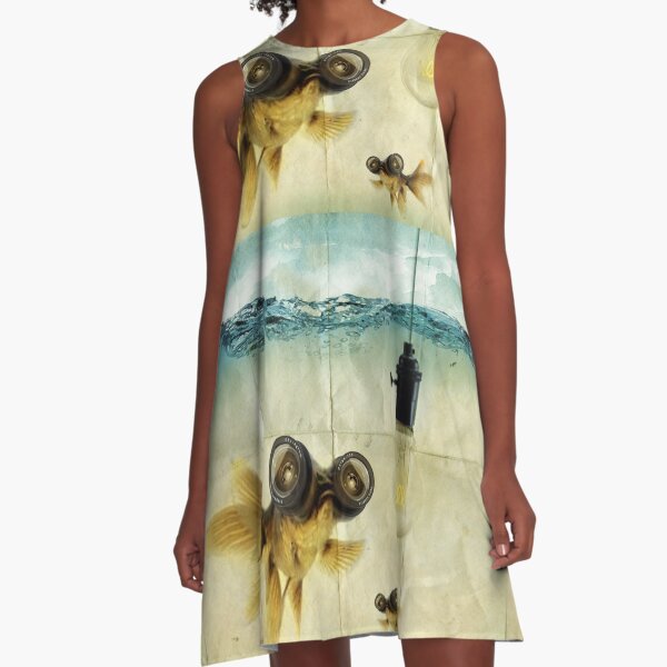 Lens eyed fish idea A-Line Dress