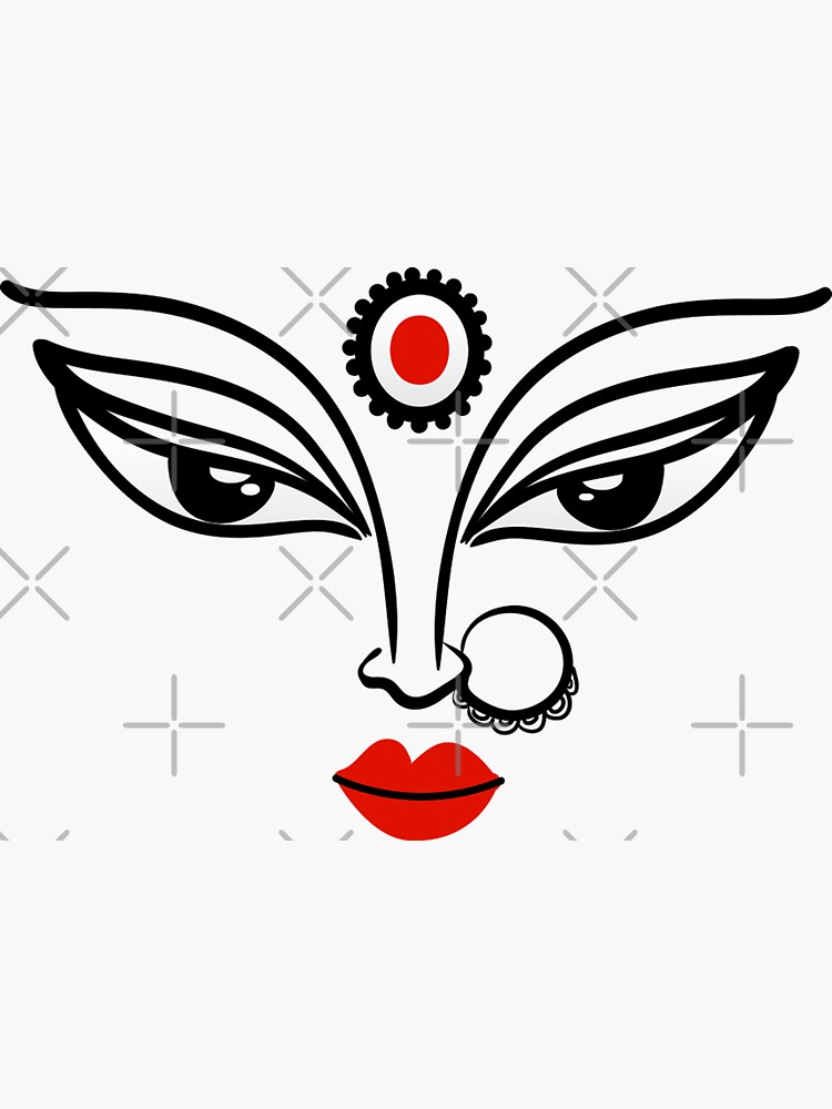 Lord Durga Maa Drawing (full body) | How To Draw Devi Durga | Durga Mata Drawing  Easy - YouTube