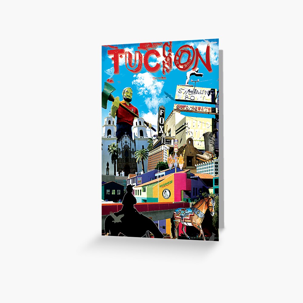 "Tucson" Greeting Card by tonivee Redbubble