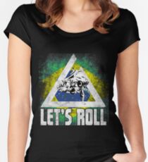 Jiu jitsu shirt jiu jitsu tee let's roll Women's Fitted Scoop T-Shirt