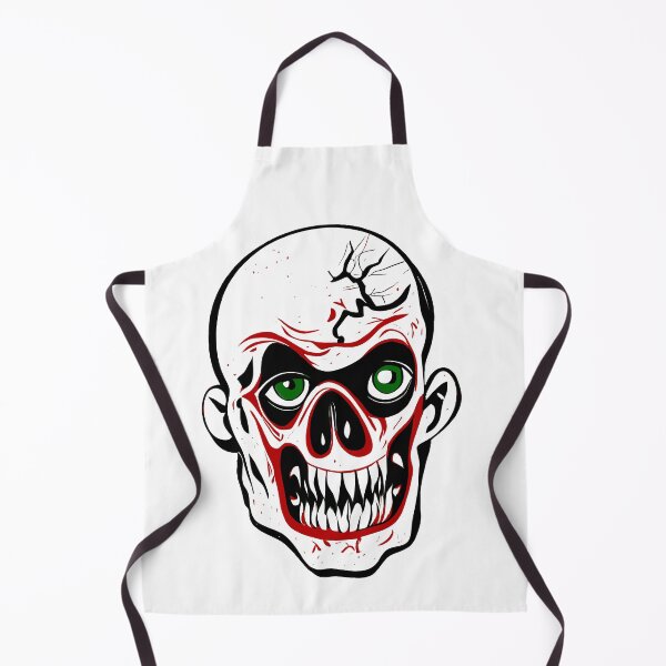 Item preview, Halloween zombie clown head with large teeth designed and sold by UDDesign.
