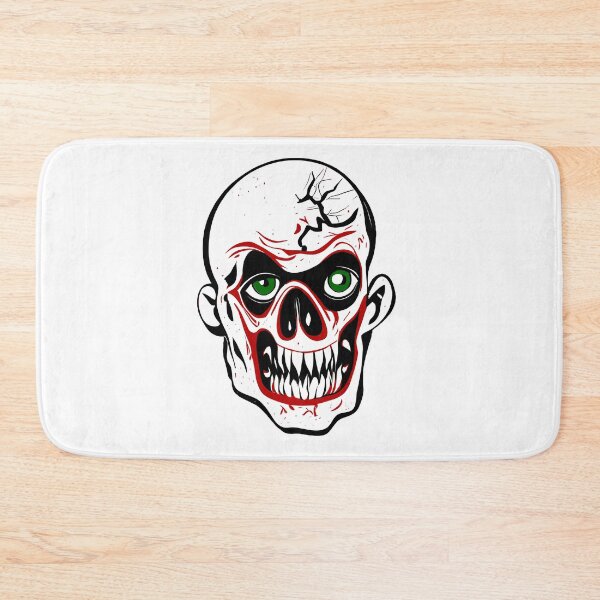 Item preview, Halloween zombie clown head with large teeth designed and sold by UDDesign.