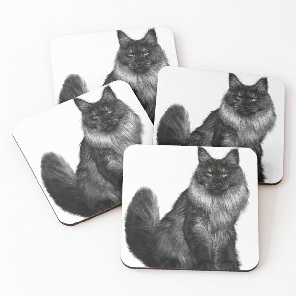 Item preview, Angora cat black and gray  designed and sold by lacm2020.