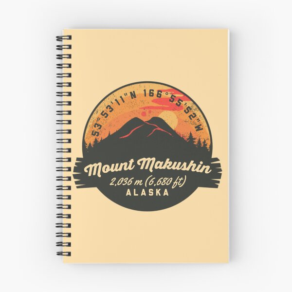 Item preview, Mount Makushin Volcano Souvenir Badge Alaska designed and sold by mountainfad.