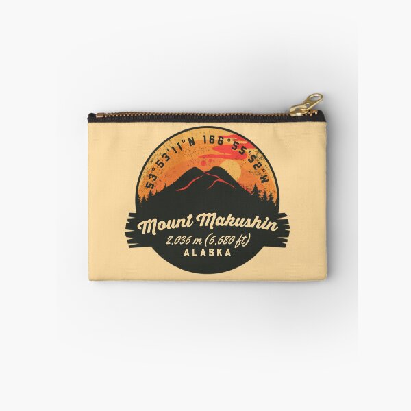 Item preview, Mount Makushin Volcano Souvenir Badge Alaska designed and sold by mountainfad.