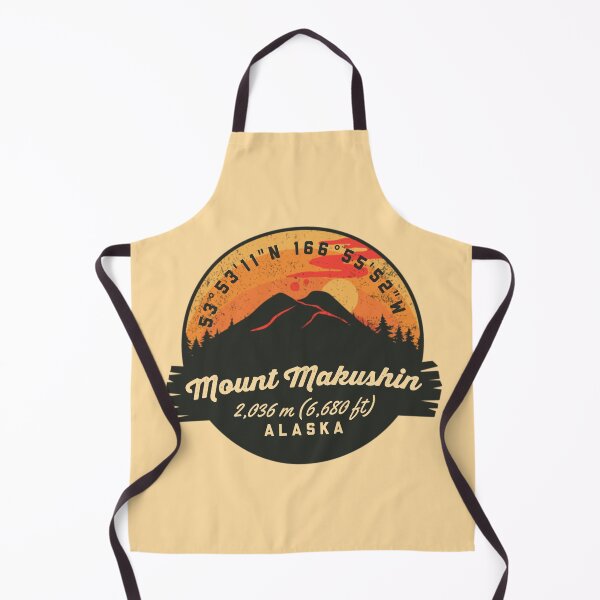 Item preview, Mount Makushin Volcano Souvenir Badge Alaska designed and sold by mountainfad.