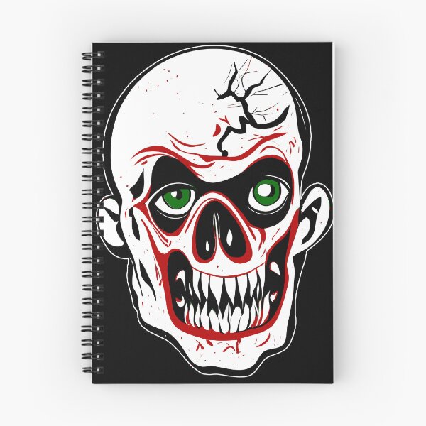 Item preview, Halloween zombie clown head with large teeth designed and sold by UDDesign.