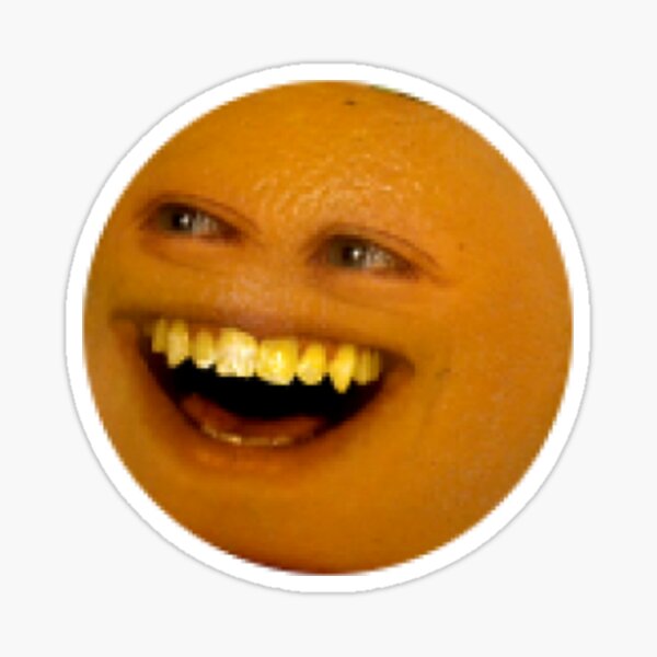 Annoying Orange Stickers Redbubble - annoying orange videos roblox