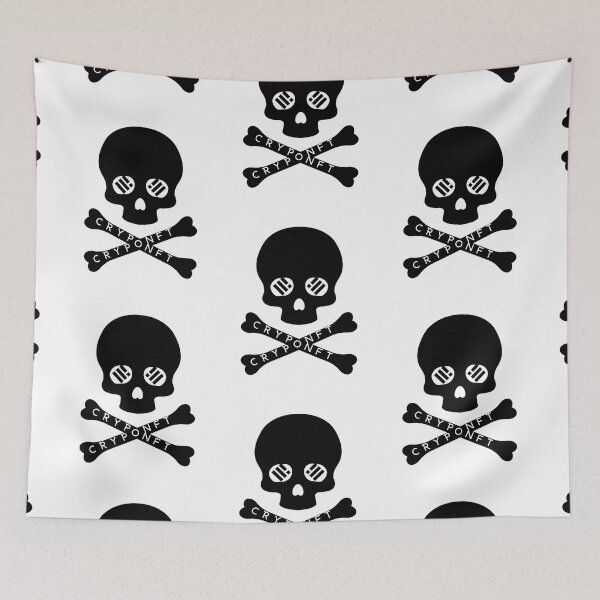 Item preview, CryptoNFT Skull and Crossbones designed and sold by Crypto-NFT22.