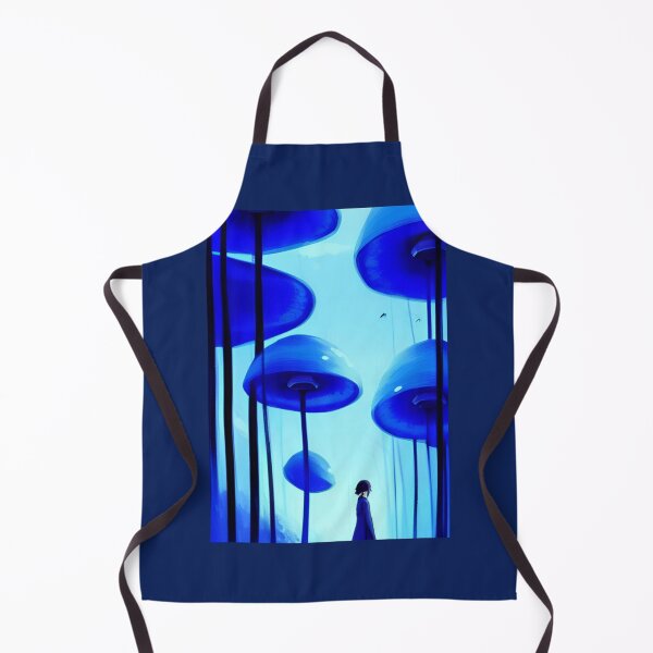 Aperçu de l'œuvre DREAMY SURREAL BLUE MUSHROOMS créée et vendue par sailorsam1805.