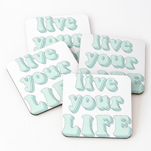 Item preview, live your life blue groovy designed and sold by mirtoth.