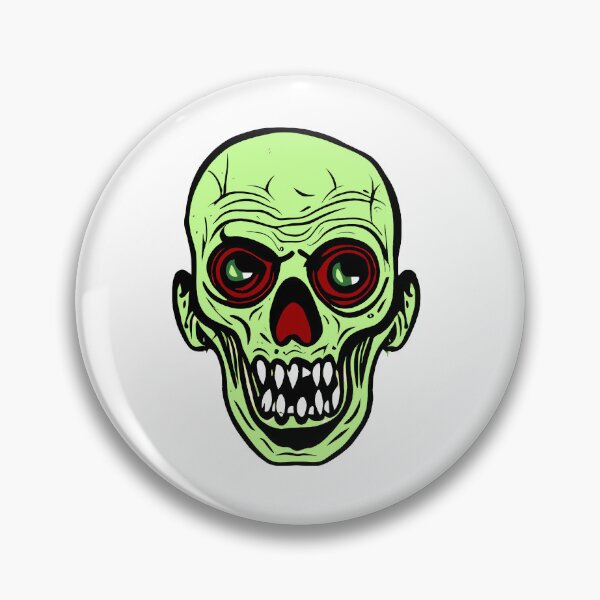 Item preview, Green halloween zombie head designed and sold by UDDesign.