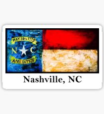 NC Flag (Nashville, NC) Sticker