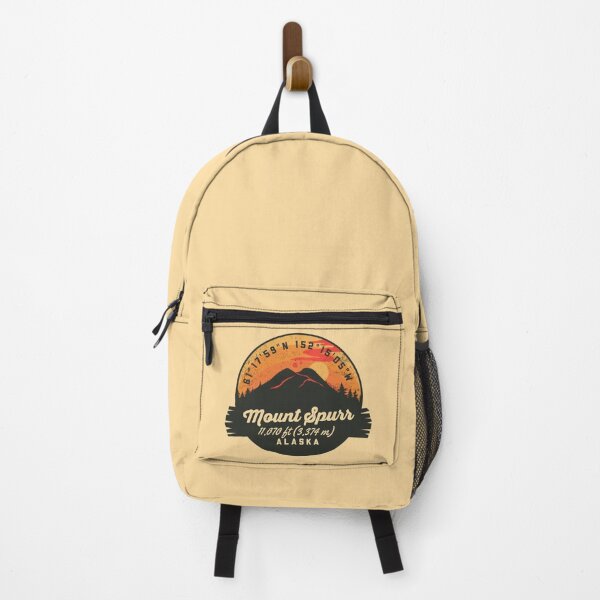 Item preview, Mount Spurr Volcano Souvenir Badge Alaska designed and sold by mountainfad.