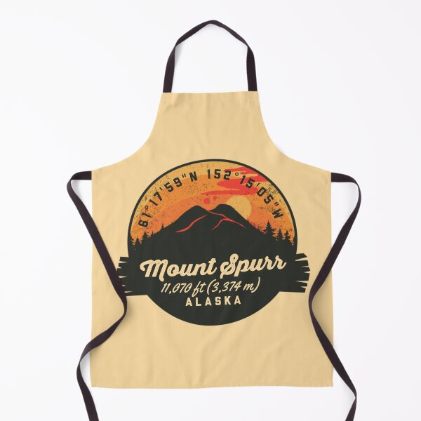 Item preview, Mount Spurr Volcano Souvenir Badge Alaska designed and sold by mountainfad.