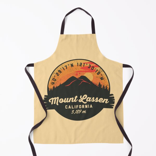 Item preview, Mount Lassen Volcano Souvenir Badge California designed and sold by mountainfad.