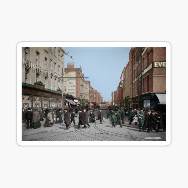 Artikel-Vorschau von Nth Earl Street Dublin 1910, designt und verkauft von Marc Redmond.