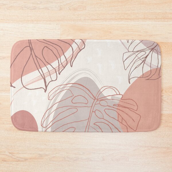 Item preview, modern abstract monstera boho leaves designed and sold by JTS STORE.