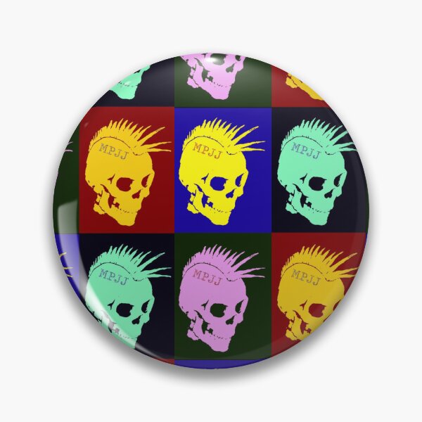 Item preview, MPJJ Punk Cráneo Mohawk designed and sold by Potsy.
