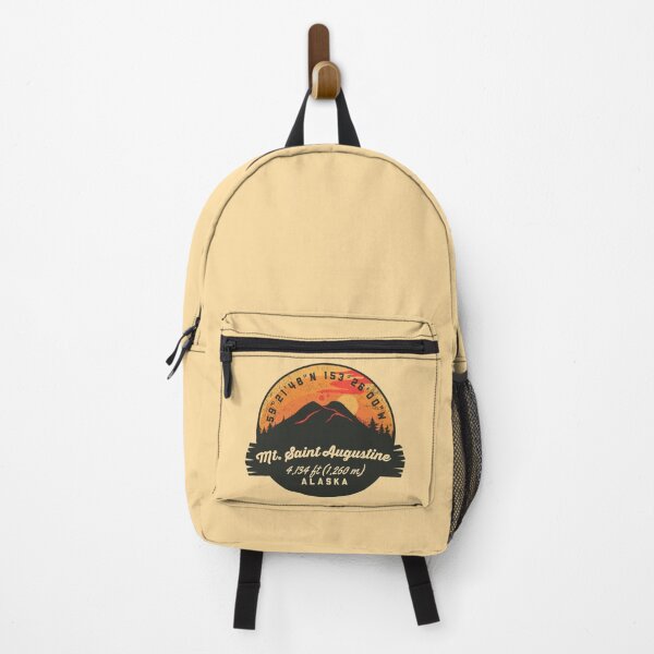 Item preview, Mount Saint Augustine Volcano Souvenir Badge Alaska designed and sold by mountainfad.