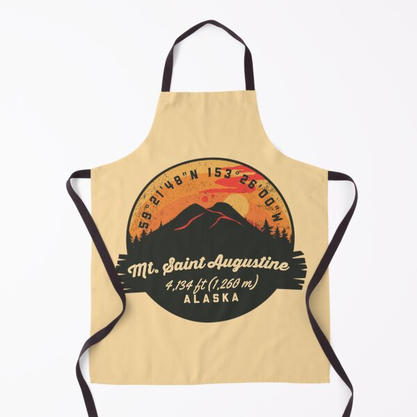 Item preview, Mount Saint Augustine Volcano Souvenir Badge Alaska designed and sold by mountainfad.