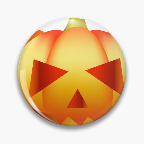 Artikelvorschau, Gruseliger Halloween-Kürbisaufkleber entworfen und verkauft von DesignMarket08.