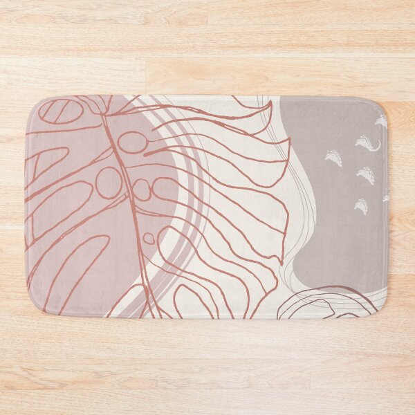 Item preview, modern abstract monstera boho leaves designed and sold by JTS STORE.