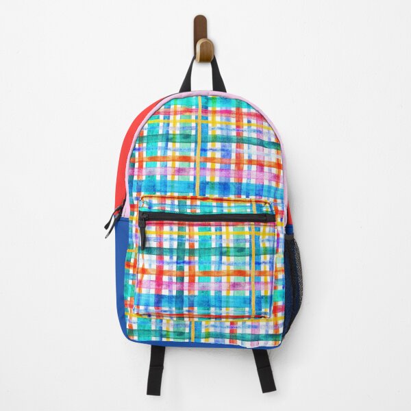 Item preview, Super-Colorful Maximalist Watercolor Check designed and sold by micklyn.