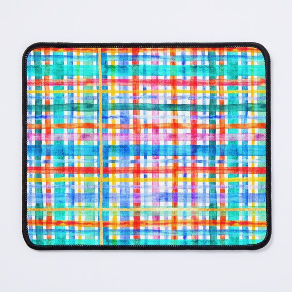 Item preview, Super-Colorful Maximalist Watercolor Check designed and sold by micklyn.