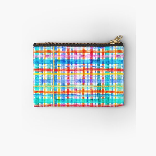 Item preview, Super-Colorful Maximalist Watercolor Check designed and sold by micklyn.