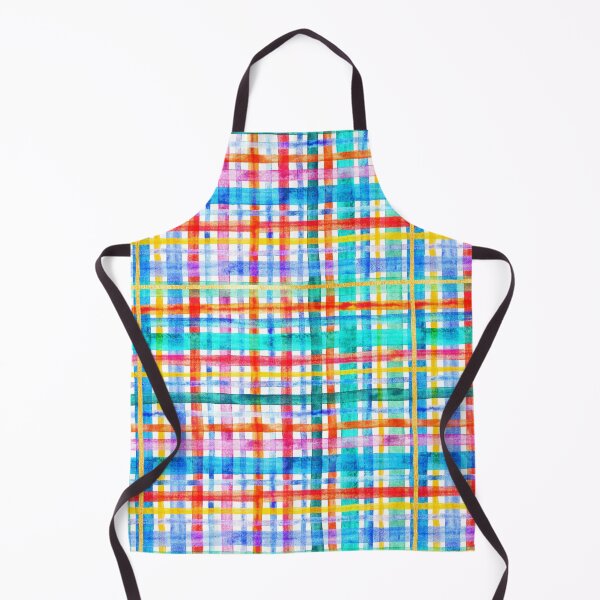 Item preview, Super-Colorful Maximalist Watercolor Check designed and sold by micklyn.