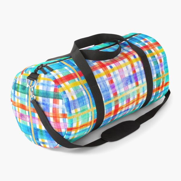 Item preview, Super-Colorful Maximalist Watercolor Check designed and sold by micklyn.