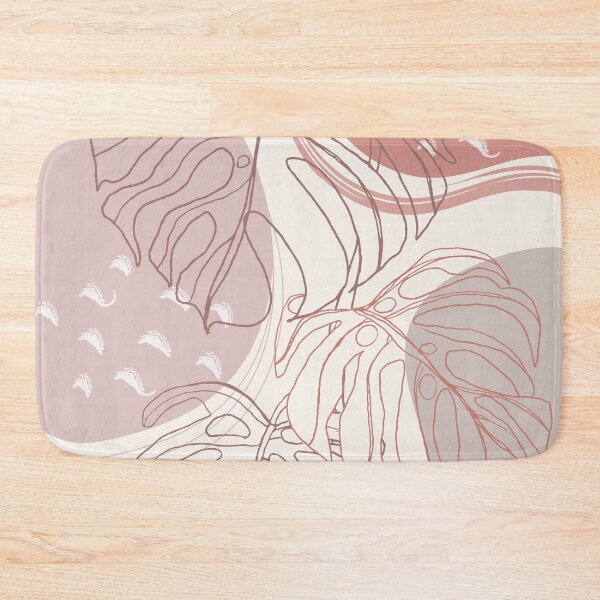 Item preview, modern abstract monstera boho leaves designed and sold by JTS STORE.
