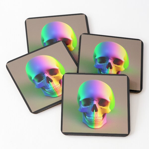 Item preview, Fluorescent Colored Skull 5 designed and sold by Riccivela.