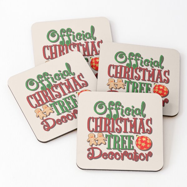 Item preview, Official Christmas Tree Decorator, Fun Slogan For All Christmas Tree Decorators, Colorful Font designed and sold by TrulyEpoque.