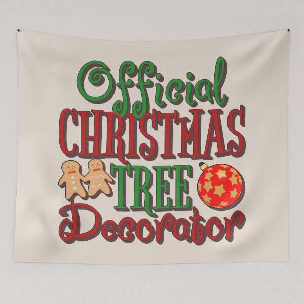 Item preview, Official Christmas Tree Decorator, Fun Slogan For All Christmas Tree Decorators, Colorful Font designed and sold by TrulyEpoque.