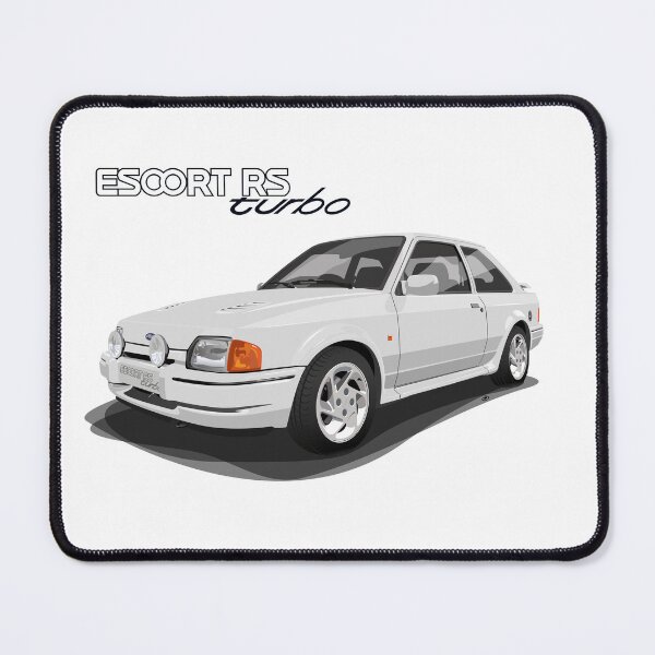 Item preview, Ford Escort RS Turbo Vector Drawing - White designed and sold by Steve Kidd Art.