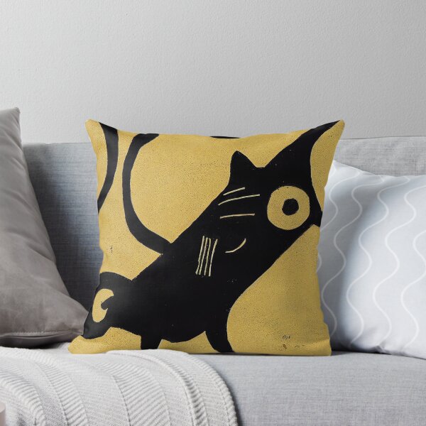 Item preview, Black and Yellow Minimalist Boho Chic Abstract Design designed and sold by CrowBerryCream.