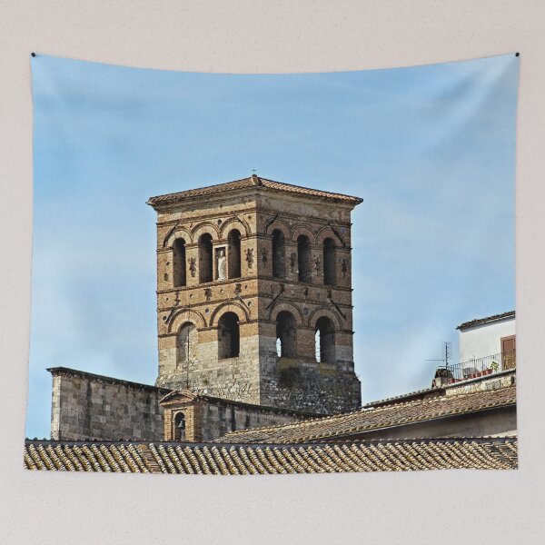 Item preview, Church Bell Tower Medieval Architecture, Narni Italy designed and sold by Anna Lemos.