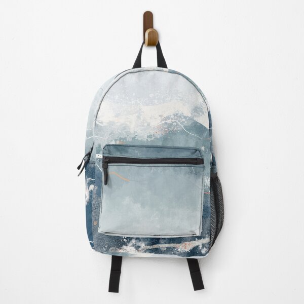 Item preview, Blue Abstract Ocean Waves Seascape designed and sold by kasamor.