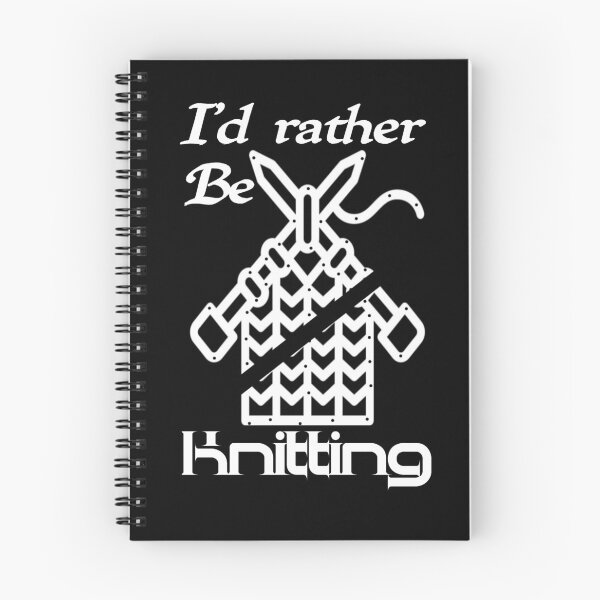 Item preview, Id rather be knitting, I would rather be knitting,,V333.  designed and sold by Chakilogy.