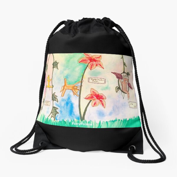 Pixie Garden Ponies Drawstring Bag